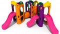 Cầu tuột nhựa cho trẻ chơi trong nhà nhiều màu CTN-009 giá rẻ giá sỉ​, giá bán buôn