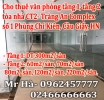 Cho thuê văn phòng tại tầng 1, tầng 2, tòa nhà CT2- Tràng An Complex, số 1 Phùng Chí Kiên, Cầu Giấy, Hà Nội.
