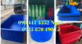 Thùng nhựa tròn 1000 lit có nắp, thùng nhựa 2000 lít đựng nguyên liệu thực phẩm, thùng nhựa tròn 3000L đựng hải sản