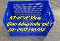 Sọt nhựa nguyên sinh cao 36, sọt cao 36, sọt nhựa dùng trong kho lạnh