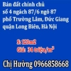 Bán đất chính chủ, số 4 ngách 87/6 ngõ 87 phố Trường Lâm, phường Đức Giang, quận Long Biên, Hà Nội
