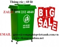 Cung cấp các loại thùng rác nhựa 60 lít