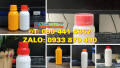 Chai nhựa 1 lít đựng hóa chất, chai nhựa 500ml đựng nông dược, chai nhựa 250ml đựng dung môi