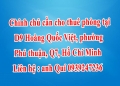 Chính chủ cần cho thuê phòng tại D9 Hoàng Quốc Việt, Phường Phú Thuận, Quận 7, TP HCM