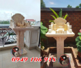 Hình ảnh mẫu cây hương ngoài trời bằng đá đẹp thiết kế chuẩn phong thủy