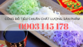 Công bố tiêu chuẩn chất lượng mứt trái cây các loại