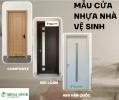 Tóp mẫu cửa nhựa nhà vveej sinh giá rẻ và bền 2025