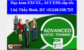 Dạy kèm Excel, Access cấp tốc - THẦY BÌNH