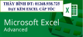 Dạy kèm Excel, Access cấp tốc – Có lớp trực tuyến