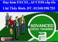 Dạy Excel cấp tốc cho người đi làm,phỏng vấn .