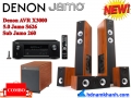 Dàn âm thanh hoàn hảo ,Denon AVR X3000 ,Jamo S626,Jamo S260,tiết kiệm chi phí,dàn âm thanh,xem phim,nghe nhạc,