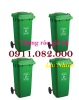 Cung cấp thùng rác giá rẻ- thùng rác đủ màu, nhựa dày chất lượng, thùng rác 120l 240l- lh 0911082000