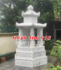 Tháp lục giác đá để tro cốt tại Lâm Đồng