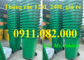 Giảm giá 30% thùng rác công cộng, thùng rác 120l 240l 660l giá rẻ miền tây- lh 0911082000