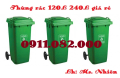 Sản phẩm thùng rác chất lượng giá rẻ uy tín, thùng rác 120l 240l 660l là lựa chọn hàng đầu- lh 0911.082.000