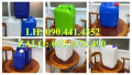 Báo giá can nhựa 25 lít đựng axit, vỏ can nhựa 20 lít đựng methanol, can nhựa 10L đựng chất dễ cháy