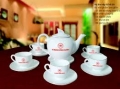 Sản xuất bộ ấm trà in ấn logo tại Huế