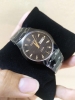 Đồng hồ đeo tay mặt tròn dây đá ceramic đen đẹp xuất sắc