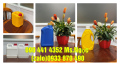 Can nhựa 5 lít đựng hóa chất thoát khí, can nhựa 2 lít đựng mẫu thí nghiệm, can nhựa 1 lít đựng nước uống