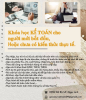 Khóa học KẾ TOÁN dành cho người mới bắt đầu, chưa có kiến thức thực tế