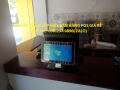 Máy tính tiền pos 2 màn hình cho Tiệm Bánh Cafe tại Long An