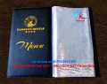 Menu bìa da, quyển menu bìa da, làm menu bìa da, bìa menu bằng da, menu đẹp cho quán café,