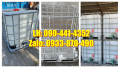 Bồn nhựa 1000 lít đựng dầu nhớt, téc nhựa ibc 1000 lít đựng hóa chất trong gara