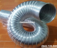 ống nhôm gió bạc mềm D200 giá rẻ tại Hà Nội