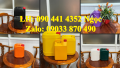 Can nhựa 5 lít đựng màu điều, can nhựa 2 lít đựng mật ong, can nhựa 1 lít đựng nước mắm