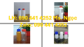 Chai nhựa 1 lít đựng hóa chất, vỏ chai nhựa 0.5 lít vòi ấn, chai 250ml đựng thuốc BVTV