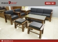 Sofa gỗ tự nhiên hiện đại cao cấp 161 - maxxDecor cực kỳ sang trọng