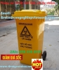 Thùng rác màu vàng 120 lít chất thải y tế