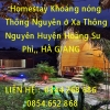Homestay Khoáng nóng Thông Nguyên ở Xa Thông Nguyên Huyện Hoàng Su Phì,, HÀ GIANG