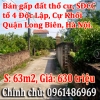 Cần bán gấp đất thổ cư, 63m đất SĐCC, tại tổ 4 Độc Lập, Cự Khối, Quận Long Biên, Hà Nội.