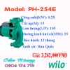 Máy bơm tuần hoàn nước nóng Wilo PH-254E 0.25KW