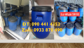 Thùng nhựa 220 lít làm bè cá, thùng phuy nhựa 2 đai, thùng phuy nhựa 4 đai nắp kín chống tuộc dây
