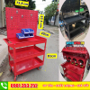 Xe đẩy kèm bảng treo đồ nghề 3 tầng 3 ngăn