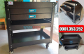 Xe đẩy dụng cụ 3 tầng 2 ngăn kéo
