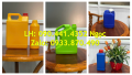 SX can nhựa 2 lít vuông, can nhựa 5 lít tròn đựng hóa chất dày Q12