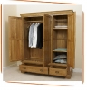 S.Myhome- Tủ quần áo gỗ sồi kiểu dáng hiện đại và sang trọng