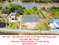 HOT HOT-  CẦN BÁN GẤP LÔ ĐẤT tại Xã Phước Vĩnh Đông, huyện Cần Giuộc, tỉnh Long An
