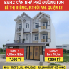 GIẢM NGAY 300 TRIỆU/CĂN – NHÀ PHỐ ĐẸP ĐƯỜNG 10M LÊ THỊ RIÊNG – P.THỚI AN, Q.12