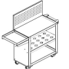 Kệ để đồ nghề BT40, Xe đẩy BT50