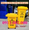 Thùng rác nhựa nắp kín giá rẻ- thùng rác 120 lít 240 lít 660 lít có bánh xe giá tốt- lh 0911082000