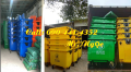 Xe thu gom rác 1000L có bánh xe chắc chắn, xe đẩy rác 660 lít HDPE nguyên sinh bền màu, tuổi thọ trên 2 năm