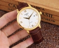 Đồng hồ nam Tissot T085 cao cấp vỏ vàng Gold dây da nâu