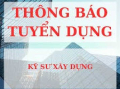 TUYỂN DỤNG KỸ SƯ NGÀNH XÂY DỰNG