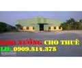Cho thuê nhà xưởng đường Tây Lân( bến lội) quận Bình Tân(1.000m2)