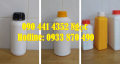 VỎ CHAI NHỰA 1 LÍT, CHAI NHỰA 1 LÍT ĐỰNG HÓA CHẤT ĐÔC HẠI