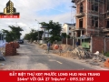 BÁN LÔ ĐẤT BIẾT THỰ - KĐT PHƯỚC LONG HUD NHA TRANG – 264M² VỚI GIÁ 27 TRIỆU/M² - 0915267855